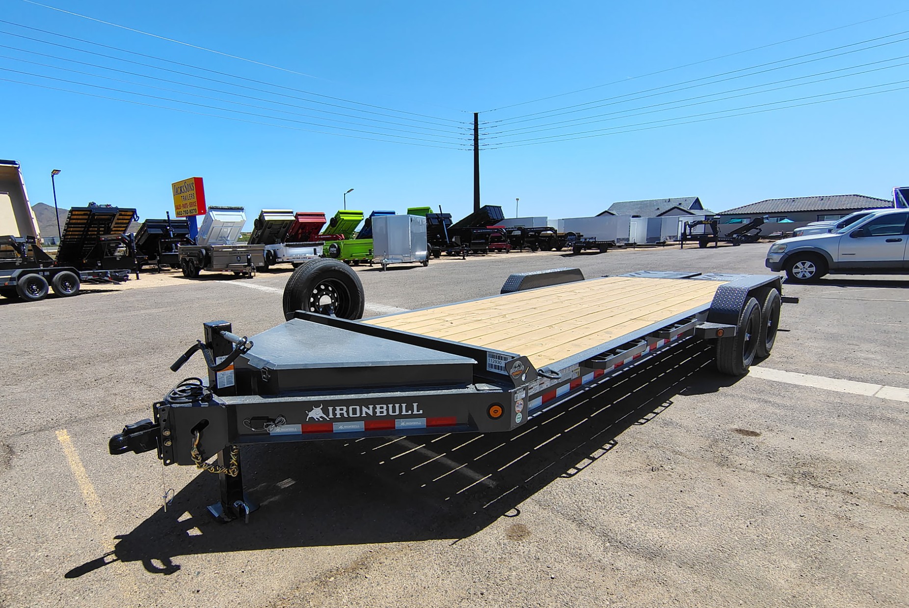 Norstar 24x83 IronBull, Tandem Axle, 14K GVWR, Rampage Ramps - Stock #NS585 - Image 3 of 5