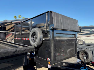 P.J. Trailers 12x72 Tandem Axle, 10K GVWR, Dump, 48" Sides
