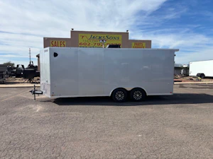 Compass 20x8.5 Jasper SE Car Hauler, 10K GVWR, Ramp Door, A/C, White Wall / Ceiling, RTP Floor