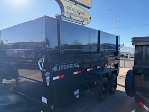 Norstar 14x83 IronBull Tandem Axle Dump, 15K GVWR, 36" Sides, Solar Charger, 14 Ply Tires