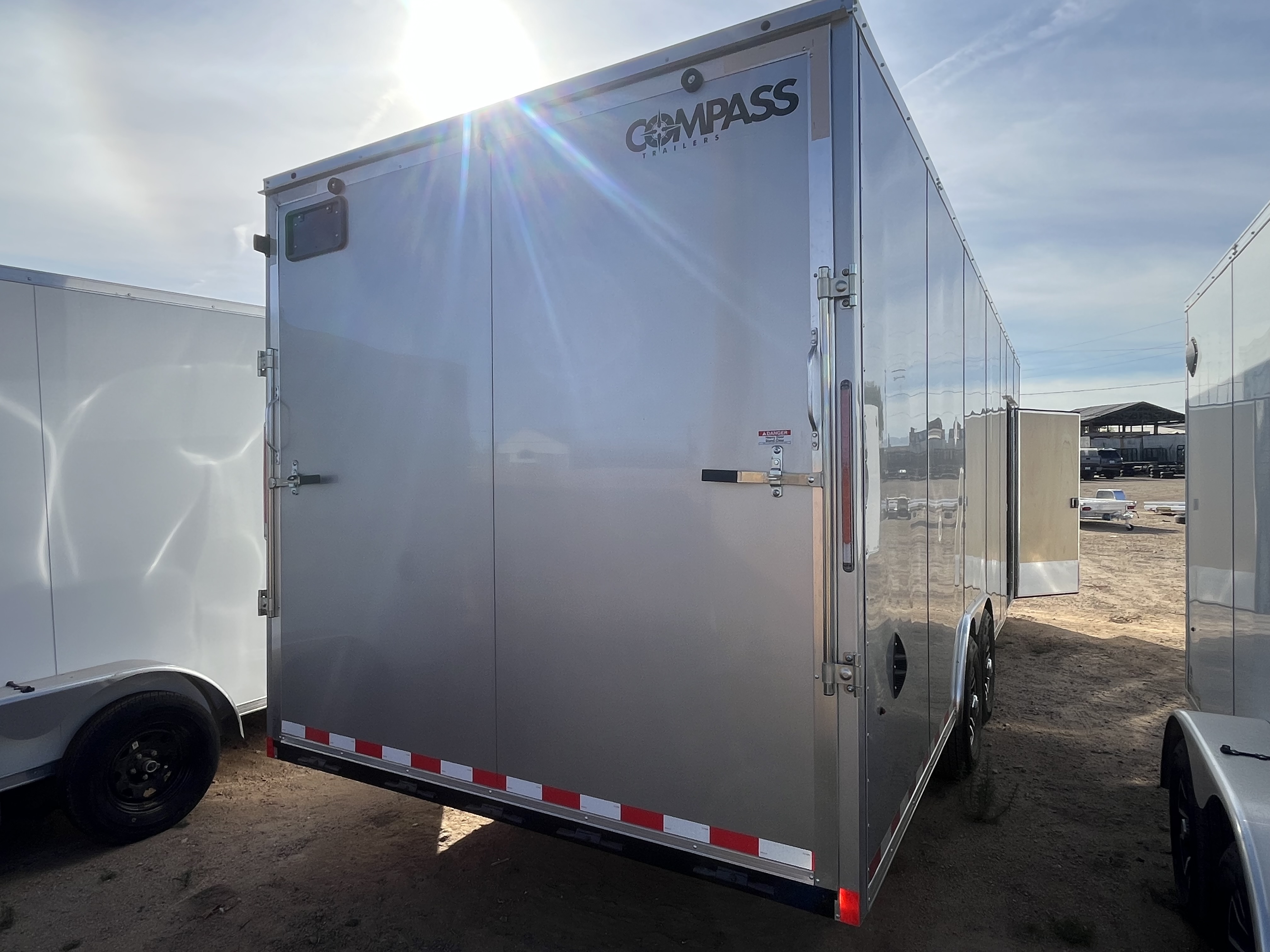 Compass 24x8.5 Jasper SE Car Hauler, 14K GVWR, Ramp Door, 6" Extra Height - Stock #CMP2761 - Image 5 of 10