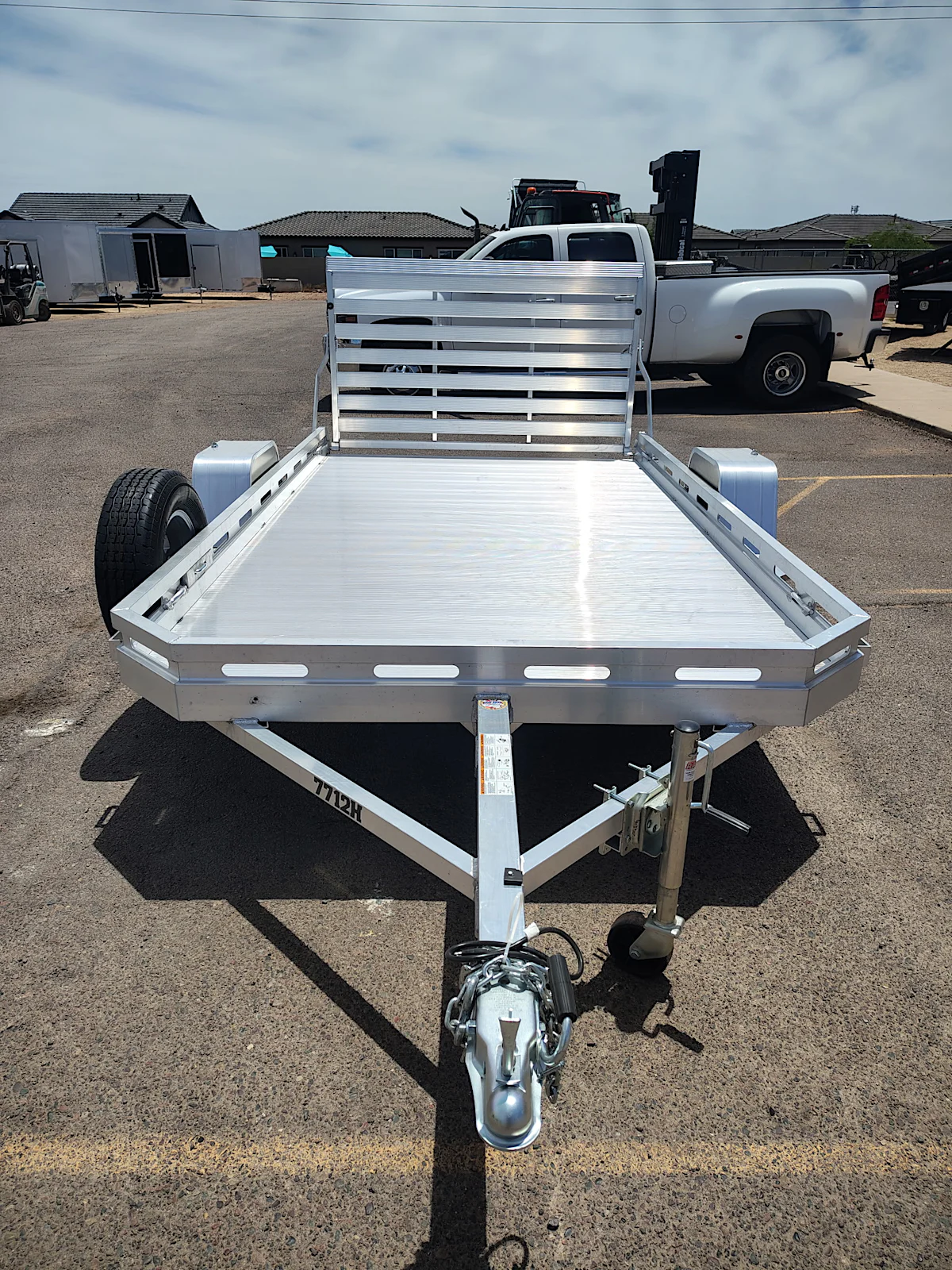 Aluma 12x77 All Aluminum, 3K GVWR, Heavy Single Axle (7712H-S-TG) - Stock #ALU392 - Image 8 of 8 Aluma 12x77 All Aluminum, 3K GVWR, Heavy Single Axle (7712H-S-TG) - Stock #ALU392 - Image 8 of 8