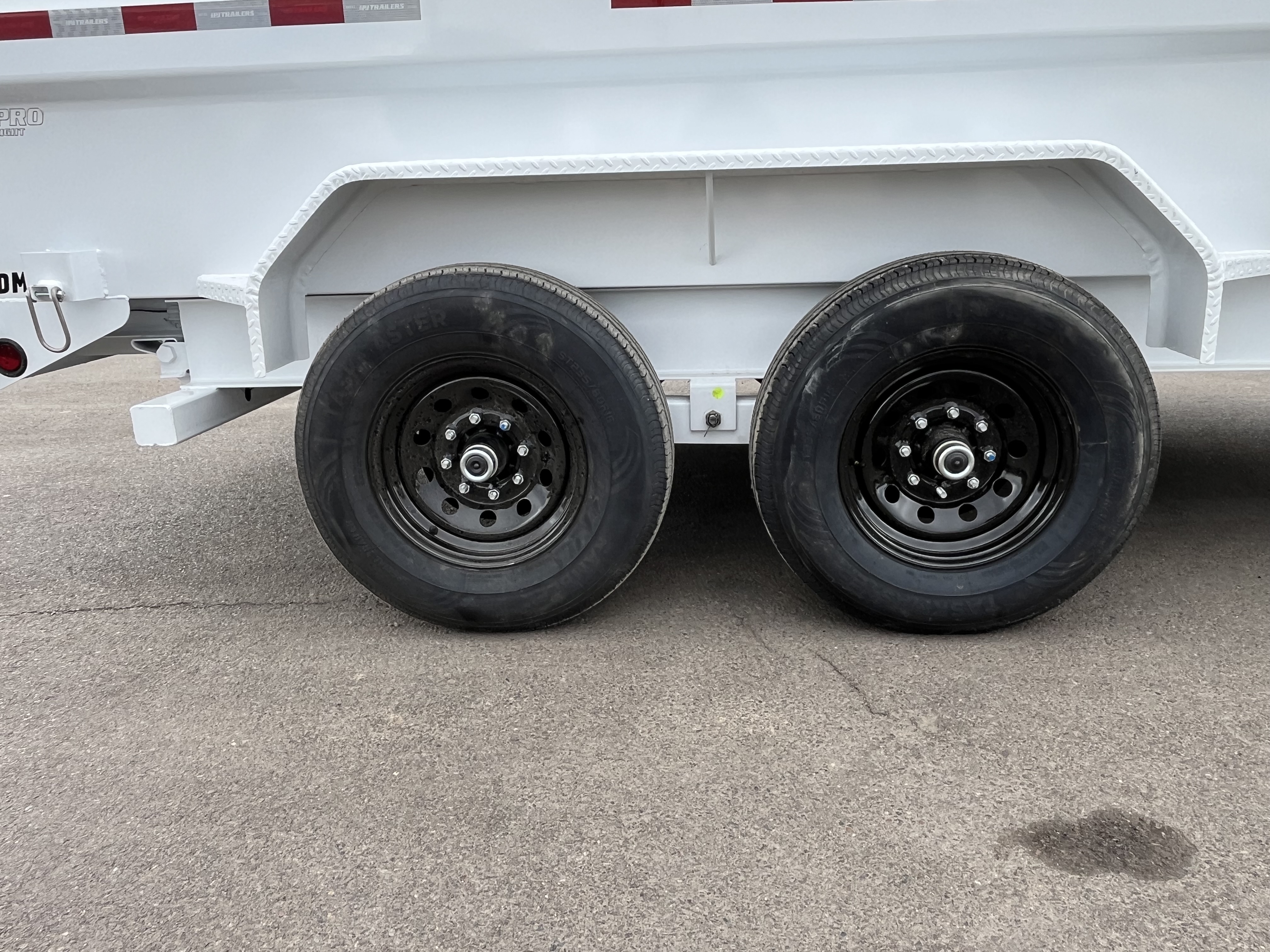 PJ Trailers 14'x83" Scissor Low-Pro High Side Dump Trailer w/ 48" Sides (DM)