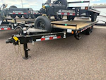 Norstar 24x102" IronBull Tandem Axle, 14K GVWR, Deckover Tilt, Scissor UPG Stock #NS587 - Thumbnail 2