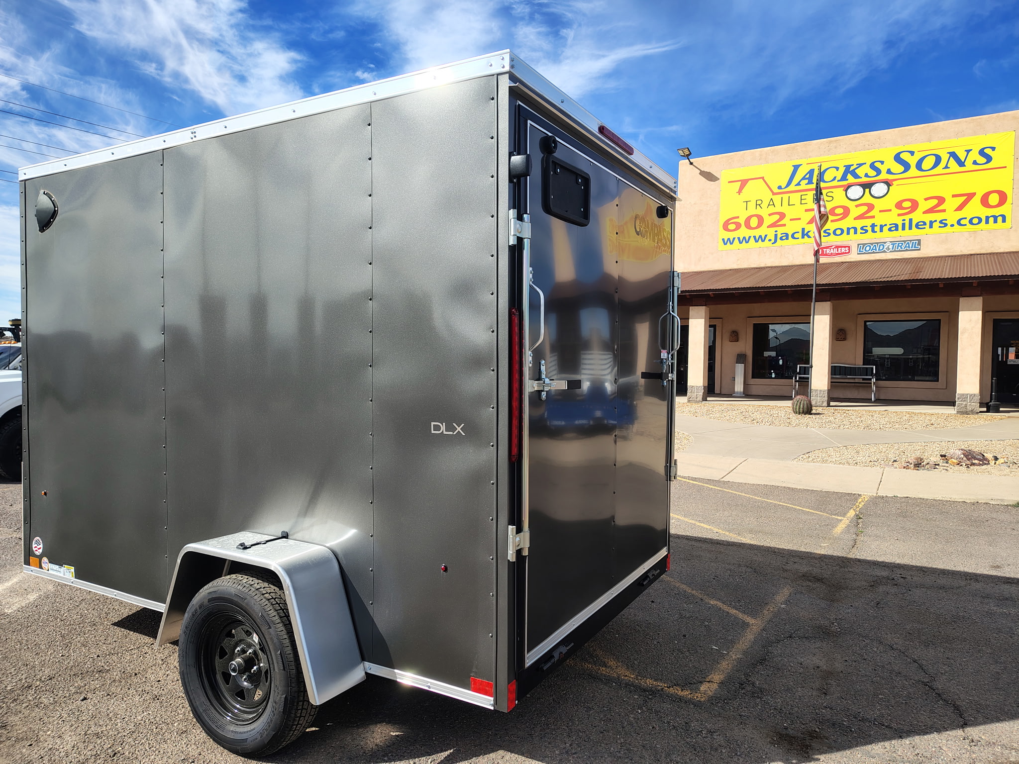 Compass 10x6 Indigo DLX, 3K GVWR, Ramp Door - Stock #CMP2788 - Image 5 of 6