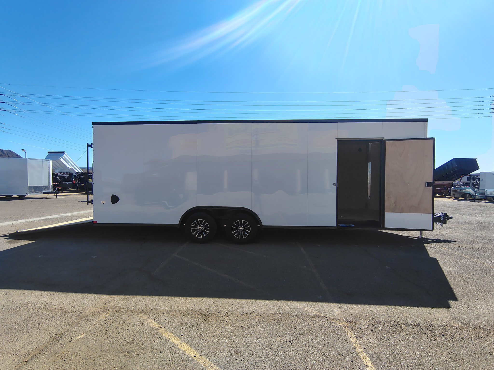 Compass 24x8.5 Jasper SE Car Hauler, 10K GVWR, Ramp Door - Stock #CMP2841 - Image 10 of 11