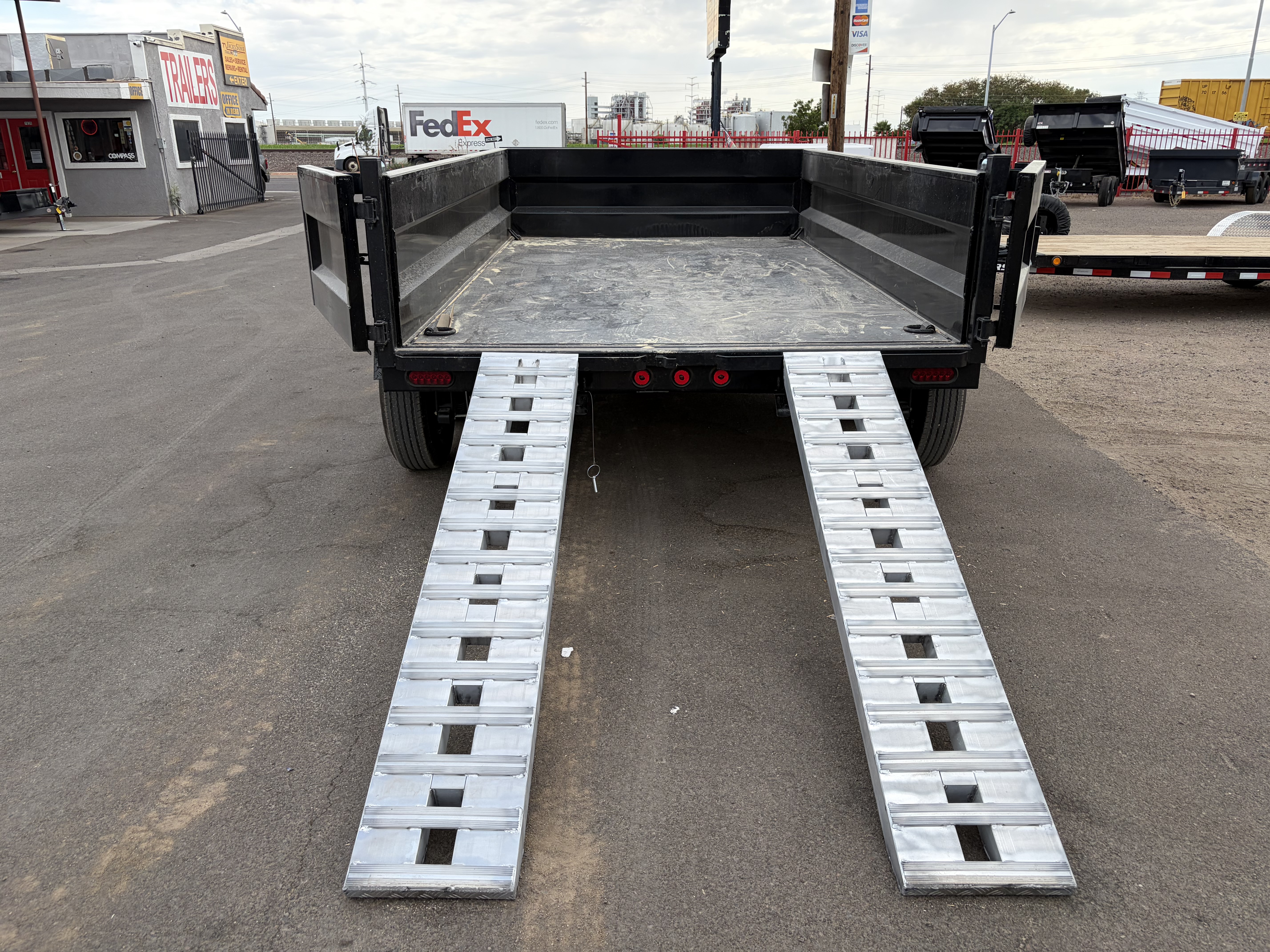 Norstar 12x83 IronBull Tandem Axle Dump, 15K GVWR, 24" Sides, Solar Charger - Stock #NST1480 - Image 11 of 12