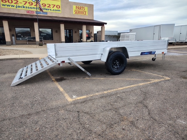 Aluma 12x68 All Aluminum, 3K GVWR, Single Axle, (6812H-ESA-S-TG) - Stock #ALU323 - Image 2 of 5