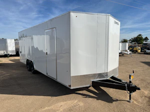Compass 24x8.5 Indigo DLX Car Hauler, 10K GVWR, 6" Extra Height, Ramp Door
