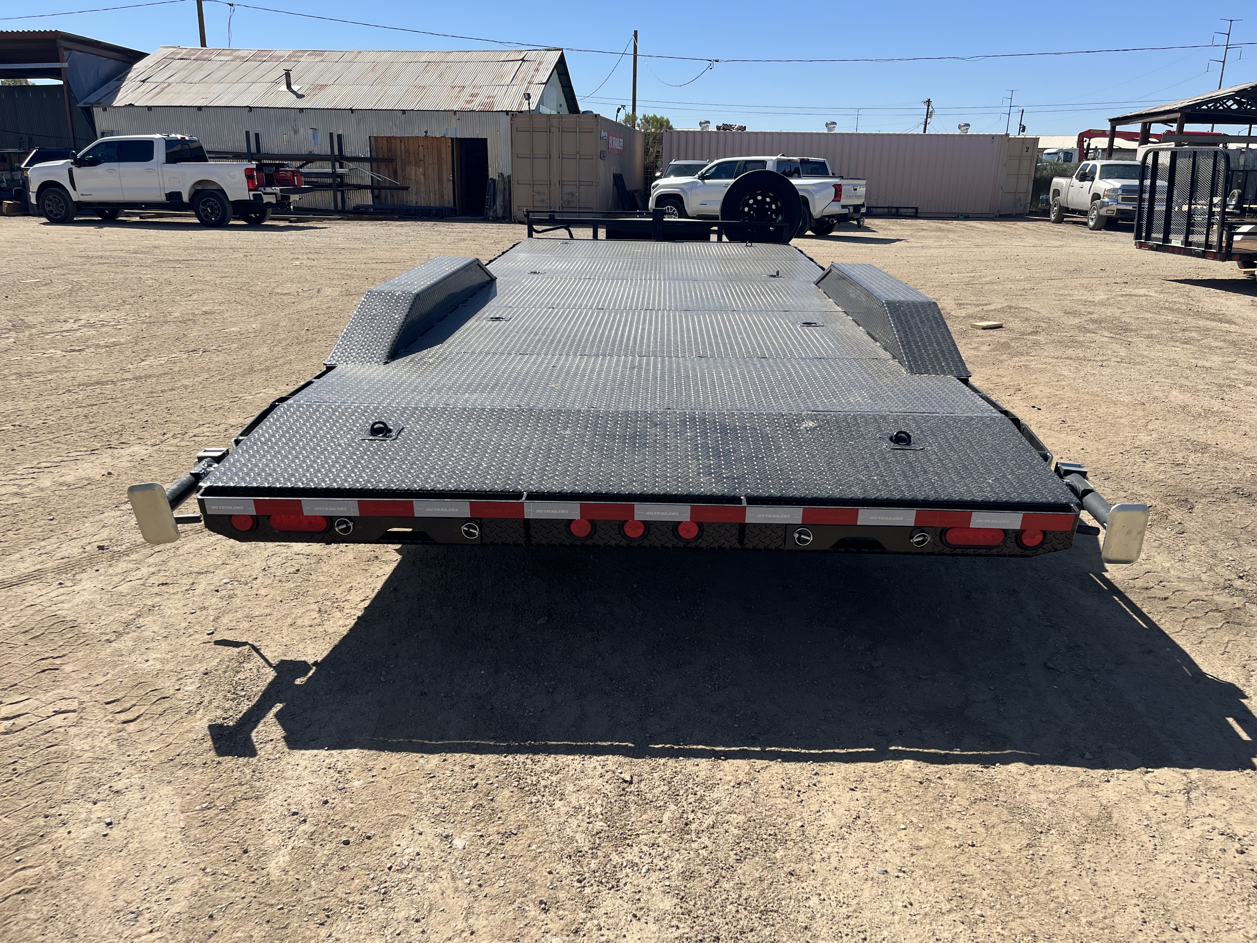 P.J. Trailers 22x102x6" Channel Tandem Axle, 14K GVWR Super-Wide, Equipment, Slide In Ramps - Stock #PPJ11039 - Image 6 of 10