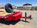 Midsota 24x8.5 (18'+6') Tilt Bed Wide Body, Drive Over Fender, 17,600 GVWR, 80" Steel Toolbox Stock #MI009 - Thumbnail 2