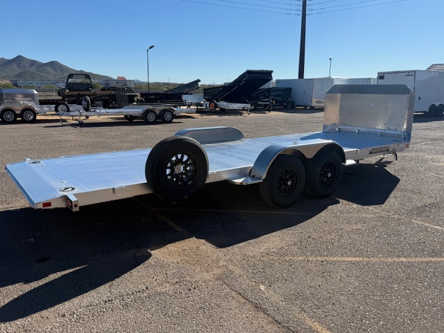 Aluma 20x82 All Aluminum, 10K GVWR, Tandem Axle, Tilt - 8220H-ANV-TILT-TA-EL - Stock #ALU263 - Image 1 of 7