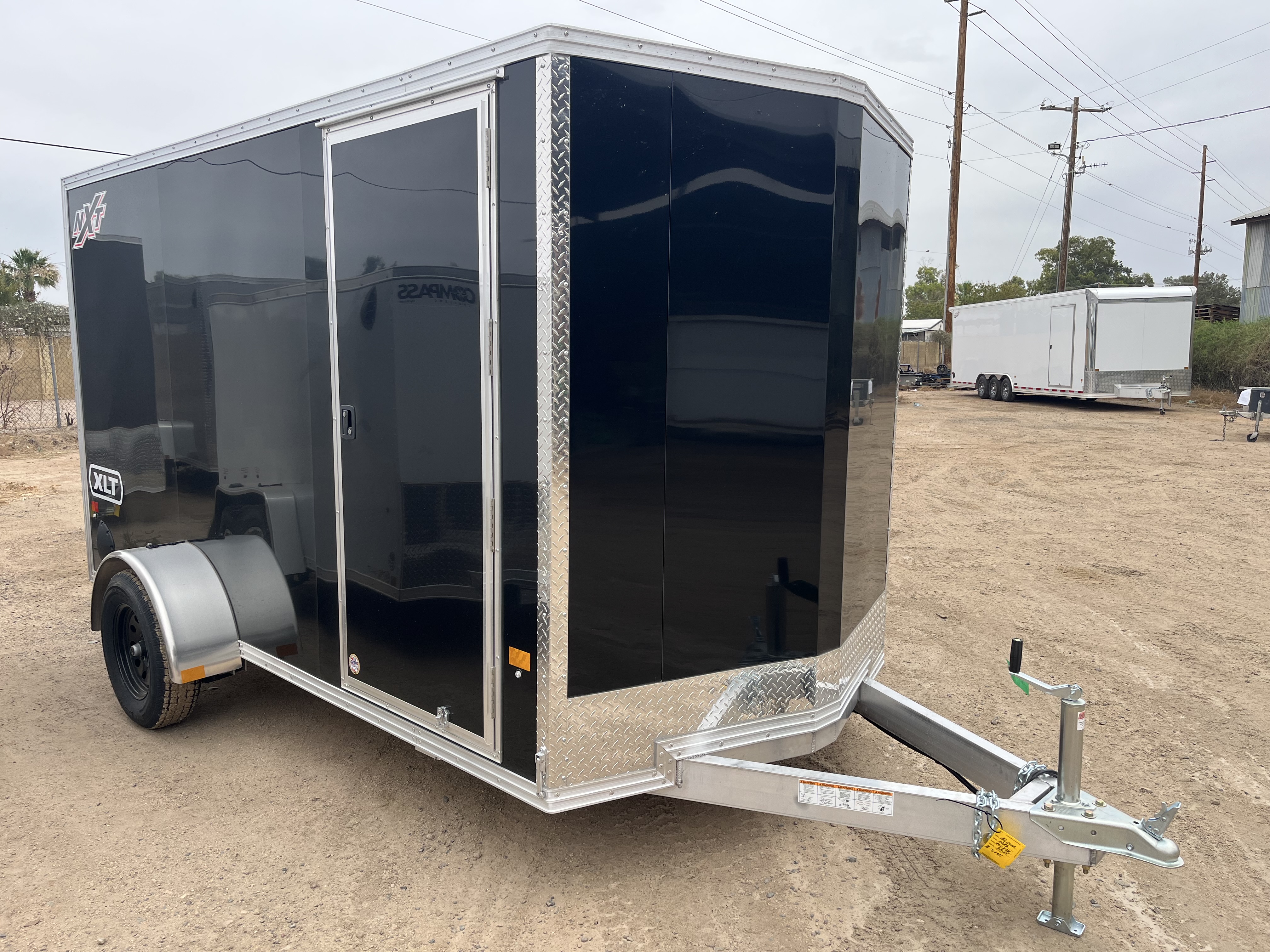 Alcom 12x6 All Aluminum NXT Enclosed, 3K GVWR, Limited Edition, Ramp Door - Stock #ALC238 - Image 1 of 9