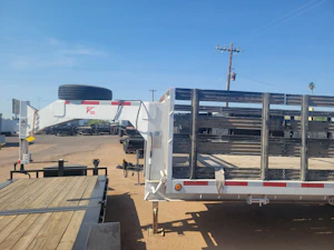 STALLION 20x102 Gooseneck 14K GVWR, Removeable Sides