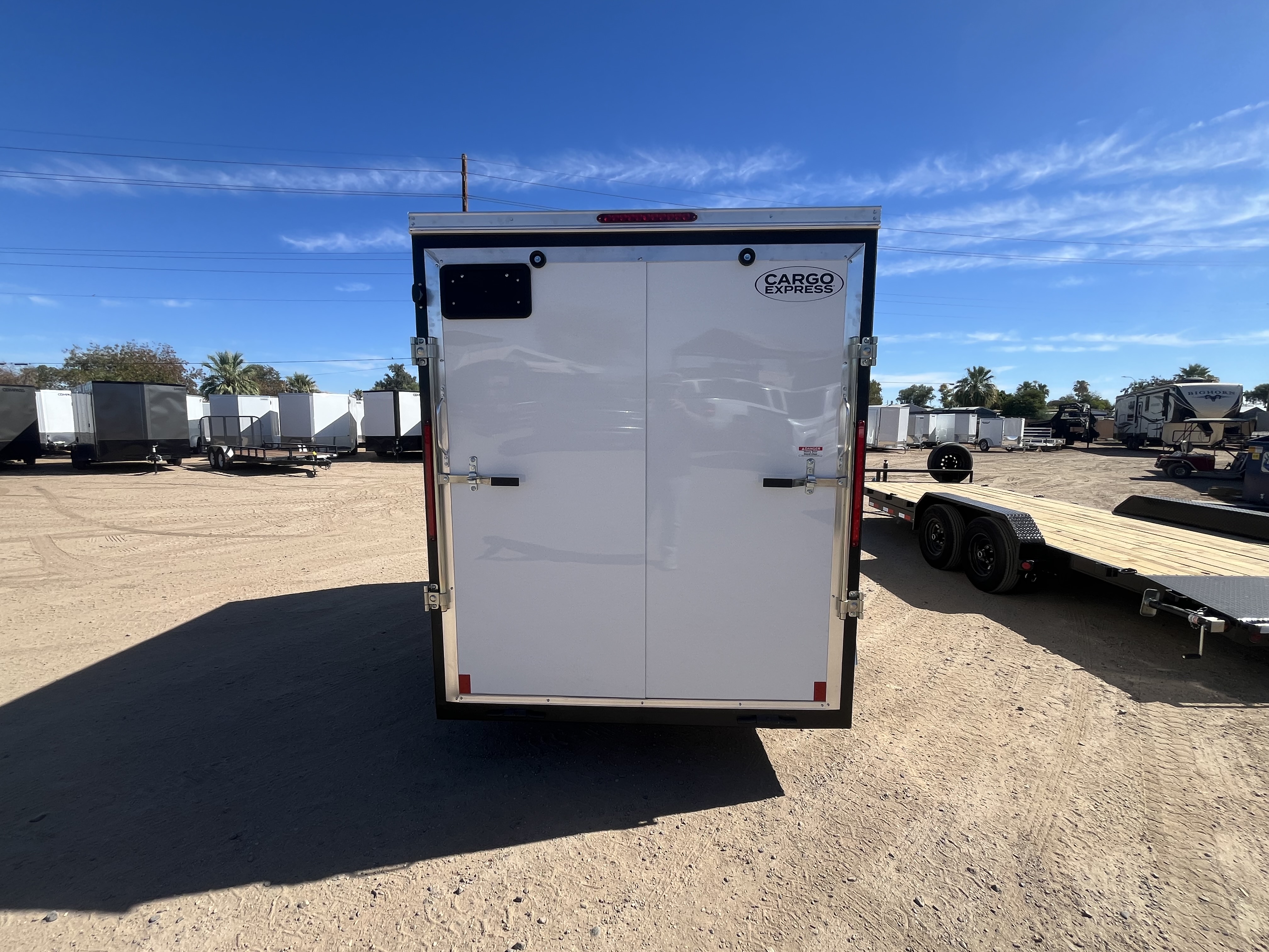 Cargo Express 6'x10' Enclosed Cargo Trailer w/ Rear Ramp Door