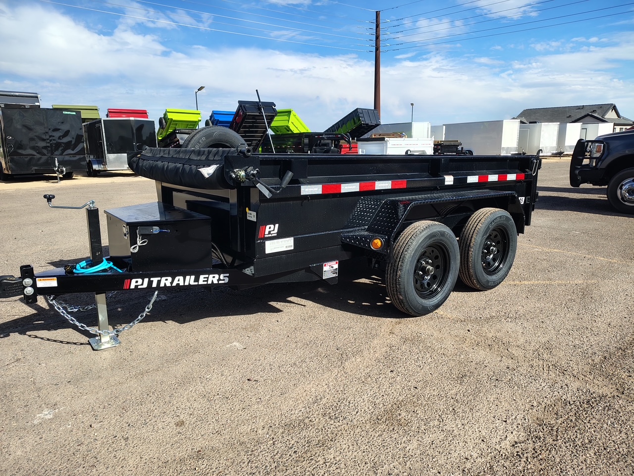 P.J. Trailers 10X60 Utility Dump, Tandem Axle, 7K GVWR - Stock #PJD1671 - Image 7 of 9