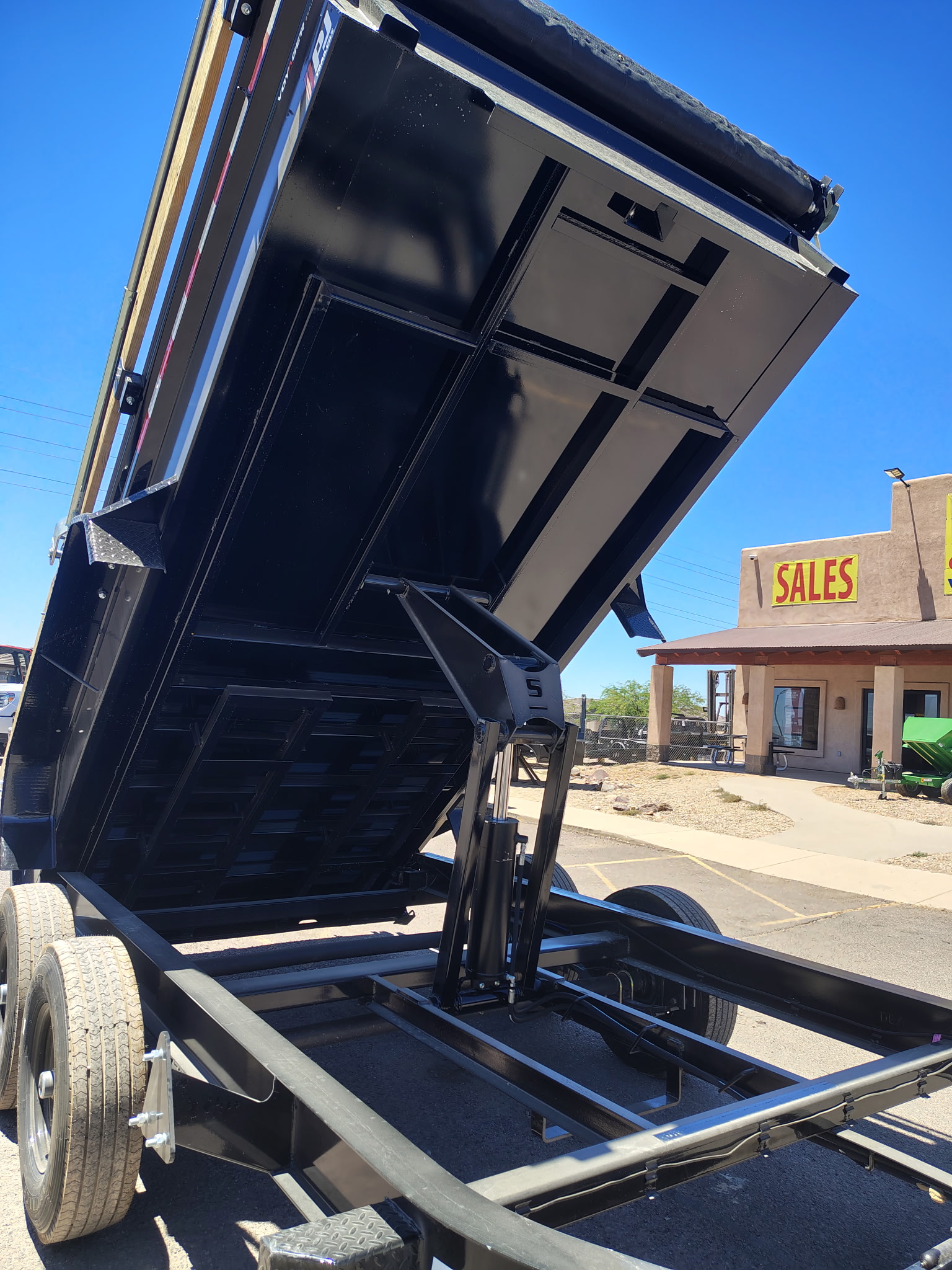 PJ Trailers 14'x83" Voyager Dump Trailer w/ 2' Sides (DV) - Stock #PJD1704 - Image 7 of 10