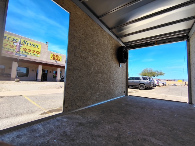 Alcom 14x7 All Aluminum, XLTP2 Enclosed, 7K GVWR, Side Door, Ramp Door - Stock #ALC216 - Image 8 of 9
