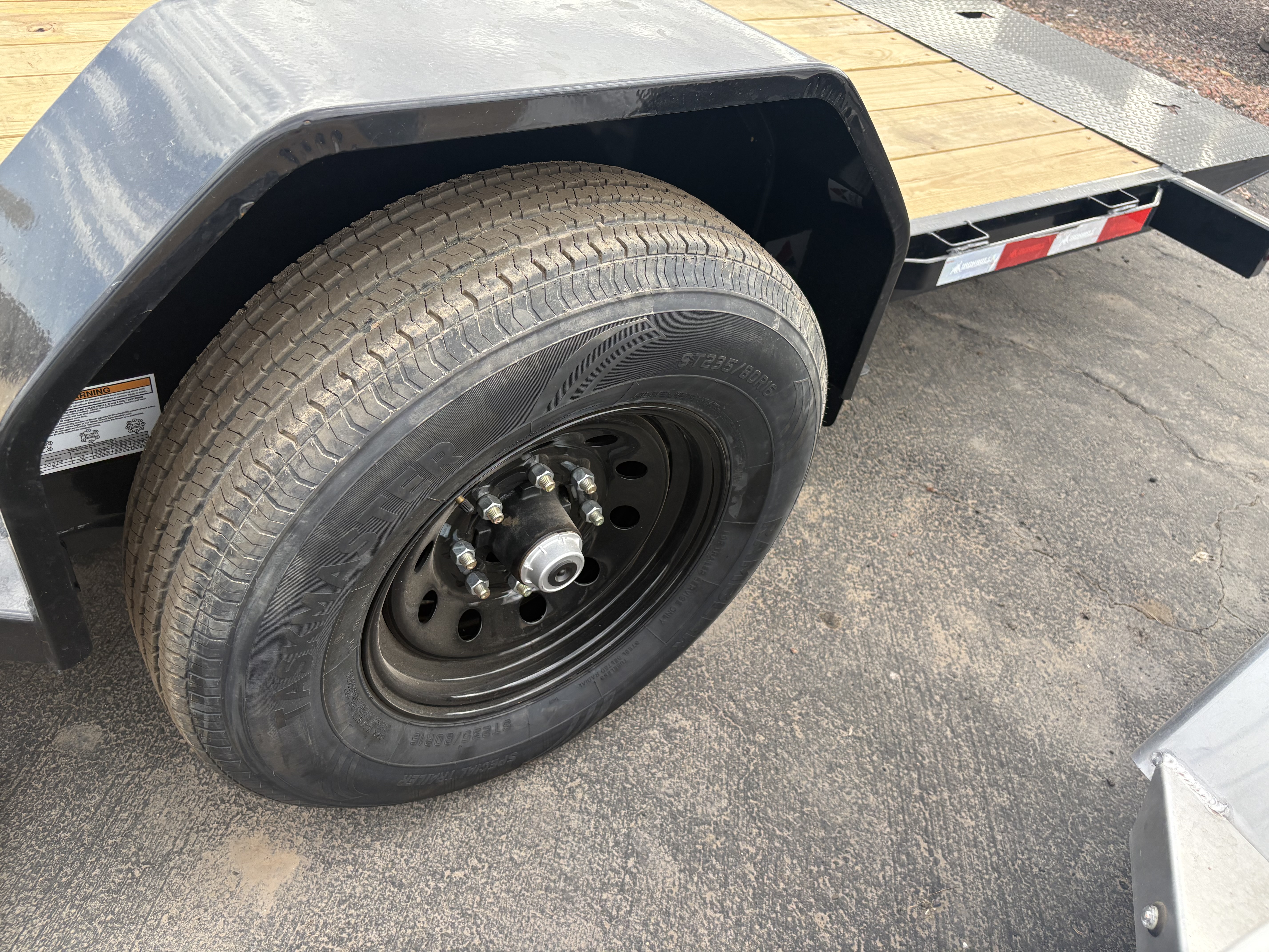 Norstar 12x80 IronBull, Single Axle, 7K GVWR, Tilt - Stock #NS583 - Image 3 of 5