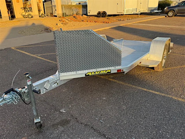 Aluma Aluma 11.5'x51" Aluminum Utility Trailer w/ Ramps (MC10) - Stock #ALU435 - Image 1 of 5 Aluma Aluma 11.5'x51" Aluminum Utility Trailer w/ Ramps (MC10) - Stock #ALU435 - Image 1 of 5