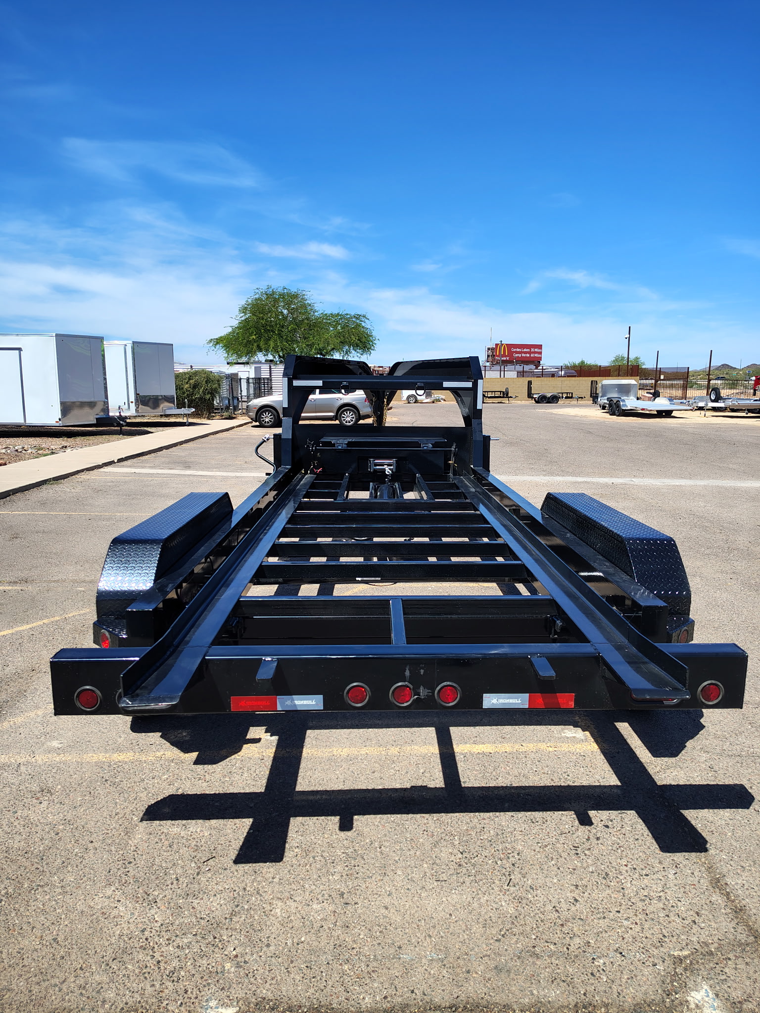 Norstar 16x83 Ironbull Gooseneck, Tandem Axle, Roll Off Chassis, 16K GVWR, 16 PLY - Stock #NST1440 - Image 10 of 12