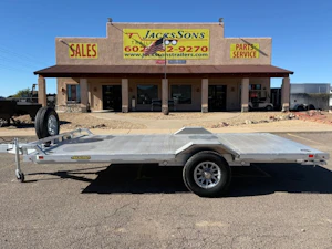 Aluma 15x102 Wide Body, 5.2K GVWR, Heavy Single Axle, Ramps (WB15H-S-EL-DOF-R-RR-RTD)