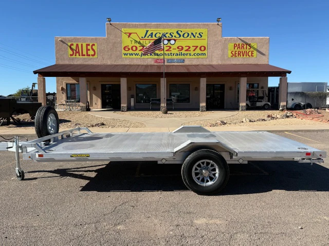 Aluma 15'x102" Aluminum Car Trailer w/ Ramps (WB15H)