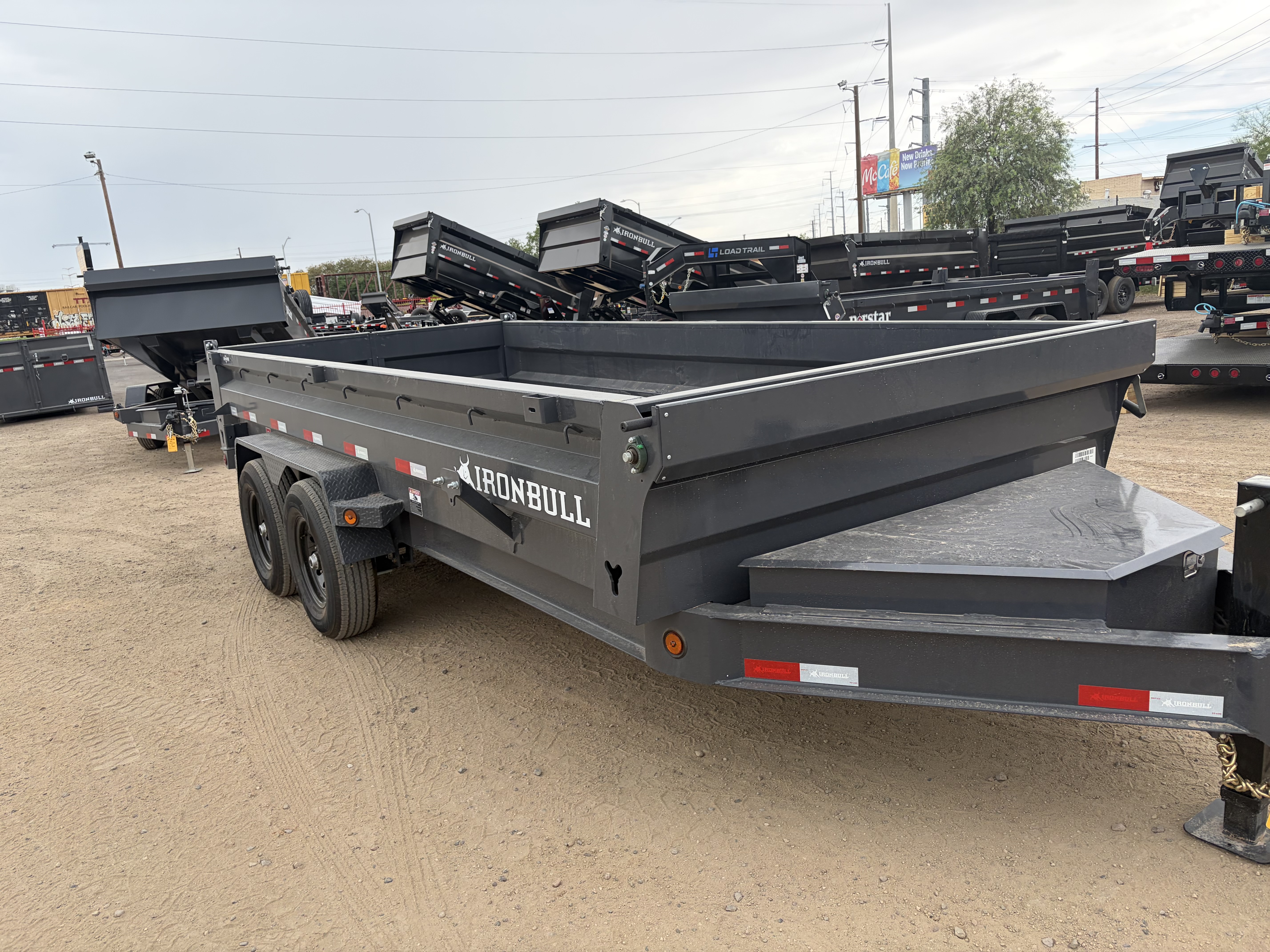 Norstar 16x83 IronBull Tandem Axle Dump, 15K GVWR, 24" Sides - Stock #NST1482 - Image 1 of 13