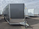 Alcom 20x8.5 All Aluminum, XLT-P Car Hauler, Elite Escape Door, 7K GVWR, Ramp Door Stock #ALC256 - Thumbnail 1