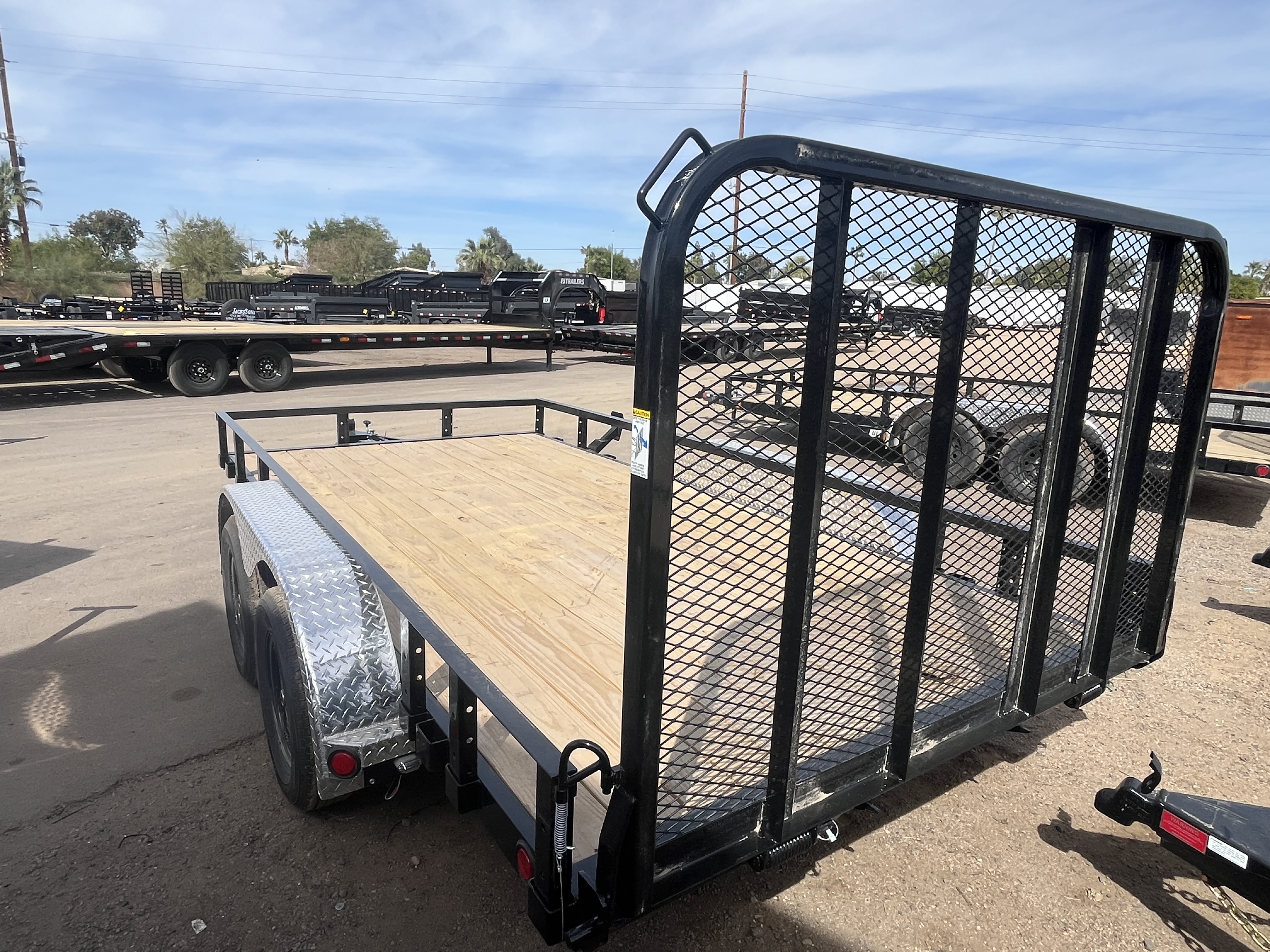 P.J. Trailers 14x83 Tandem Axle, 7K GVWR, Channel Utility - Stock #PPJ11092 - Image 5 of 7