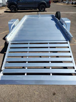 Aluma 10x68 All Aluminum, 3K GVWR, Heavy Single Axle, Straight Tailgate (6810H-S-TG) Stock #ALU378 - Thumbnail 3