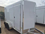 Alcom 12x6 All Aluminum XLT-P Enclosed, 7K GVWR, 72" Side Door, Ramp Door Stock #ALC251 - Thumbnail 2
