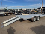 Aluma 18x102 All Aluminum Wide Body, 10K GVWR, Heavy Tandem Axle, Electric Brake, Drive-Over-Fenders, Ramps, RTD (WB18H-TA-EL-DOF-R-RR-RTD) Stock #ALU363 - Thumbnail 2