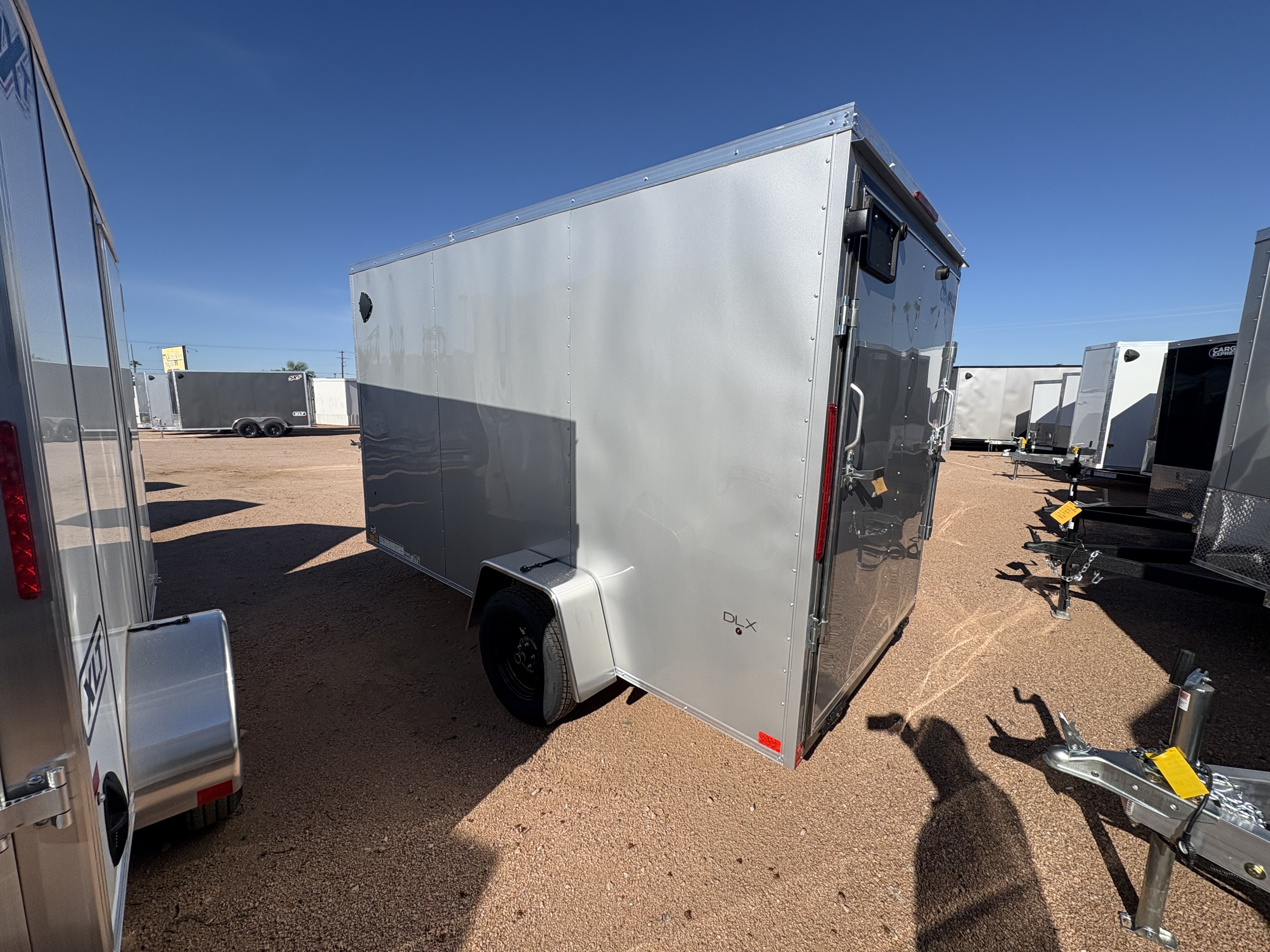 Compass 6'x12' Enclosed Cargo Trailer w/ Rear Ramp Door