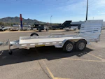 Aluma 16x80 All Aluminum, 8.5K GVWR, Tandem Axle, Electric Brake, Ramps, W/ Tailgate, RTD (8016TA-EL-R-TG-RTD) Stock #ALU361 - Thumbnail 3