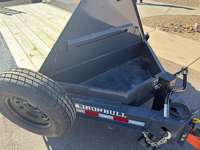 Norstar 20x102 Ironbull Tandem Axle, Drive Over Fenders, Stand Up Ramps, 14K GVWR - Stock #NS390 - Image 6 of 9 Norstar 20x102 Ironbull Tandem Axle, Drive Over Fenders, Stand Up Ramps, 14K GVWR - Stock #NS390 - Image 6 of 9