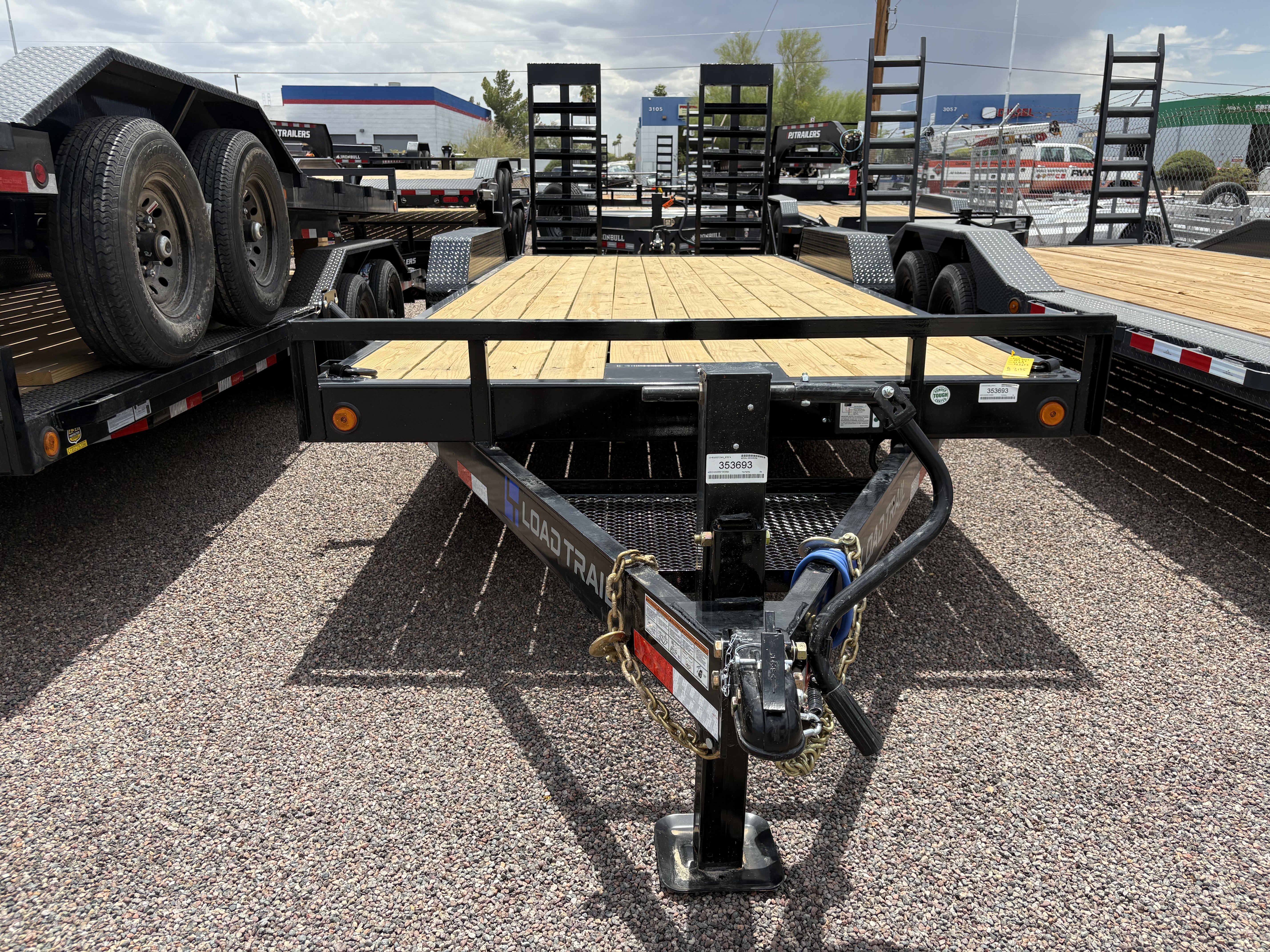 Load Trail 20x83 Tandem Axle, 14K GVWR, Car Hauler, Fold Up Ramps - Stock #LT919 - Image 1 of 5