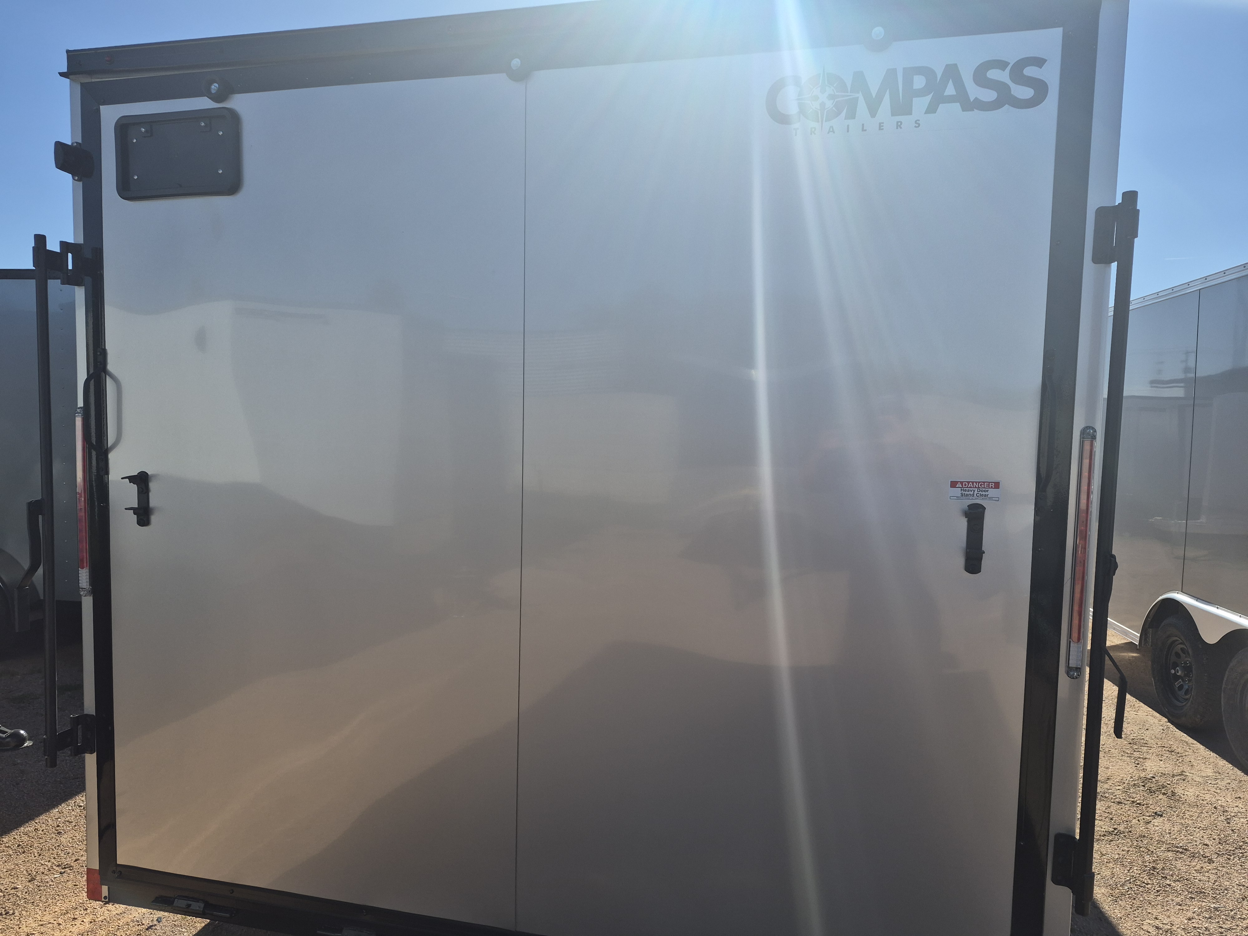 Compass 16x8.5 Jasper SE Car Hauler, 7K GVWR, Ramp Door - Stock #CMP2717 - Image 4 of 4