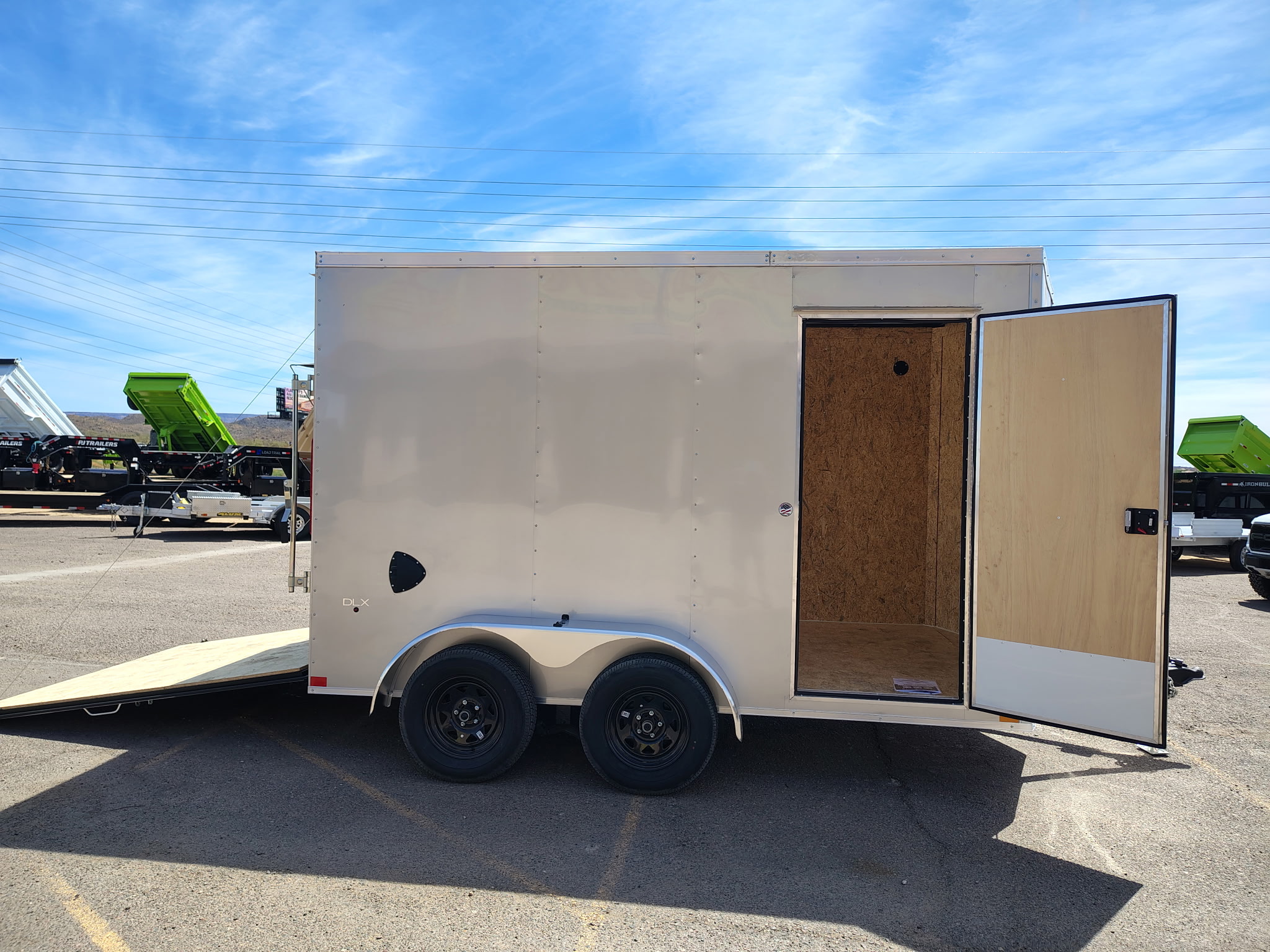Compass 12x7 Indigo DLX, 7K GVWR, Ramp Door - Stock #CMP2848 - Image 1 of 7