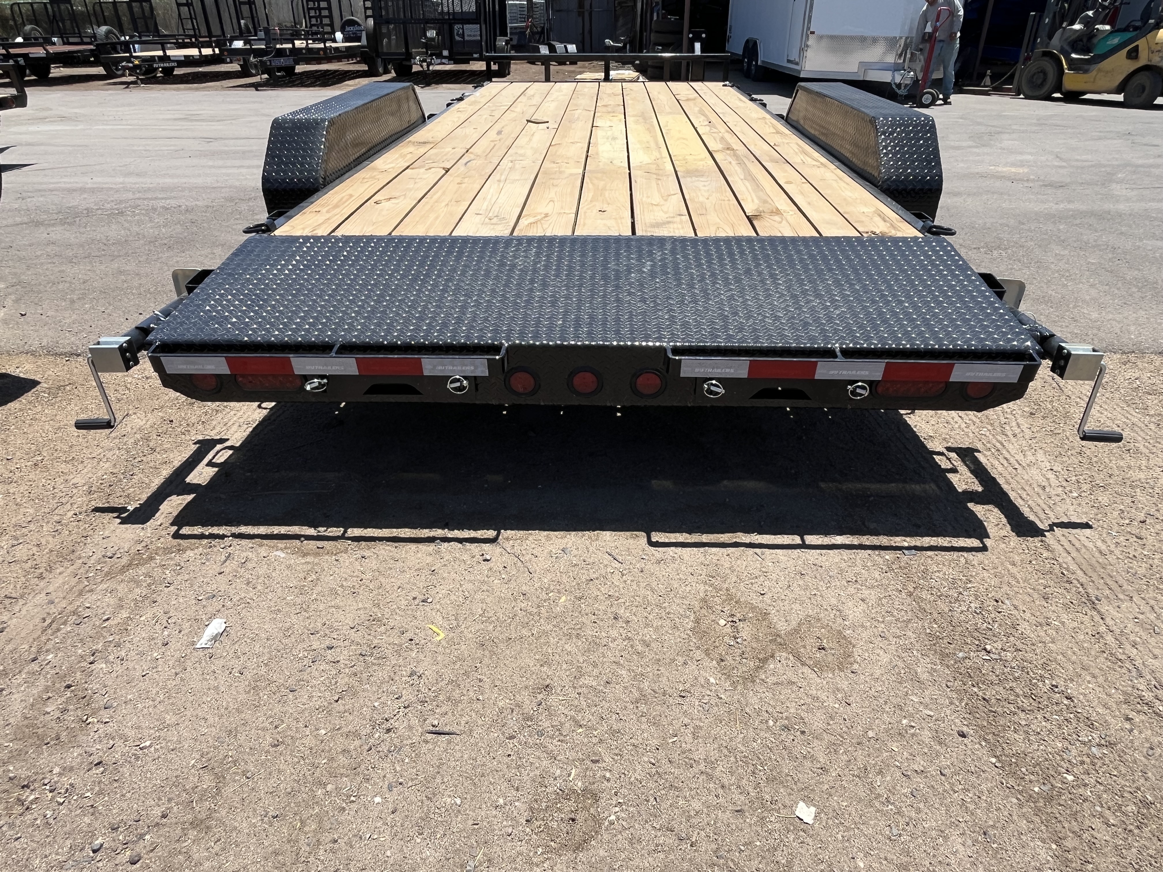 P.J. Trailers 18x83 Tandem Axle Channel Equipment, 10K GVWR, Slide-In Ramps - Stock #PPJ11216 - Image 4 of 8