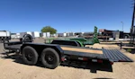 P.J. Trailers 16x83x6" Channel, Equipment Tilt, 14K GVWR, 14PLY, Blackwood Deck Stock #PPJ11043 - Thumbnail 1