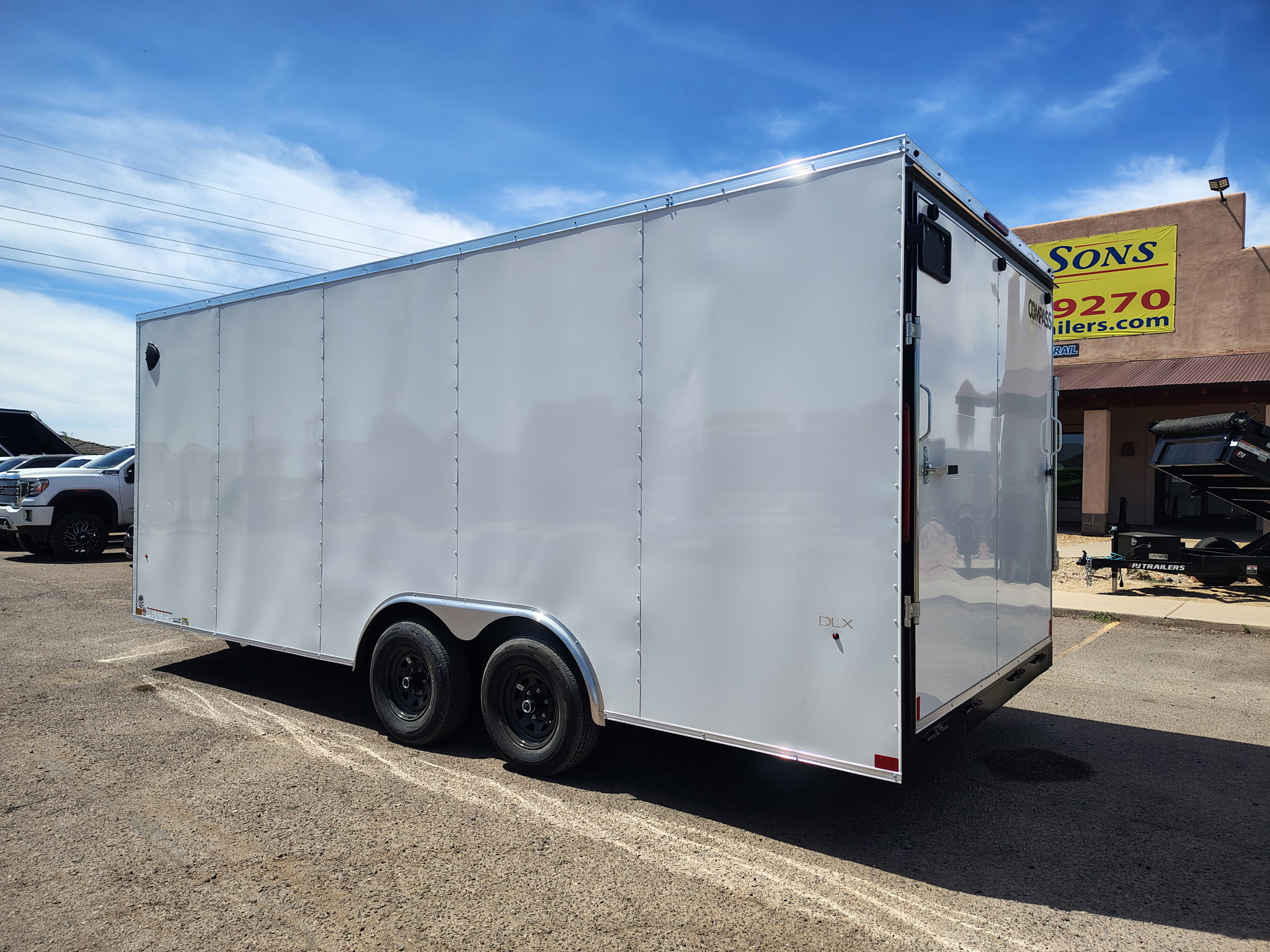Compass 20x8.5 Indigo DLX, 10K GVWR, Ramp Door - Stock #CMP2847 - Image 5 of 6
