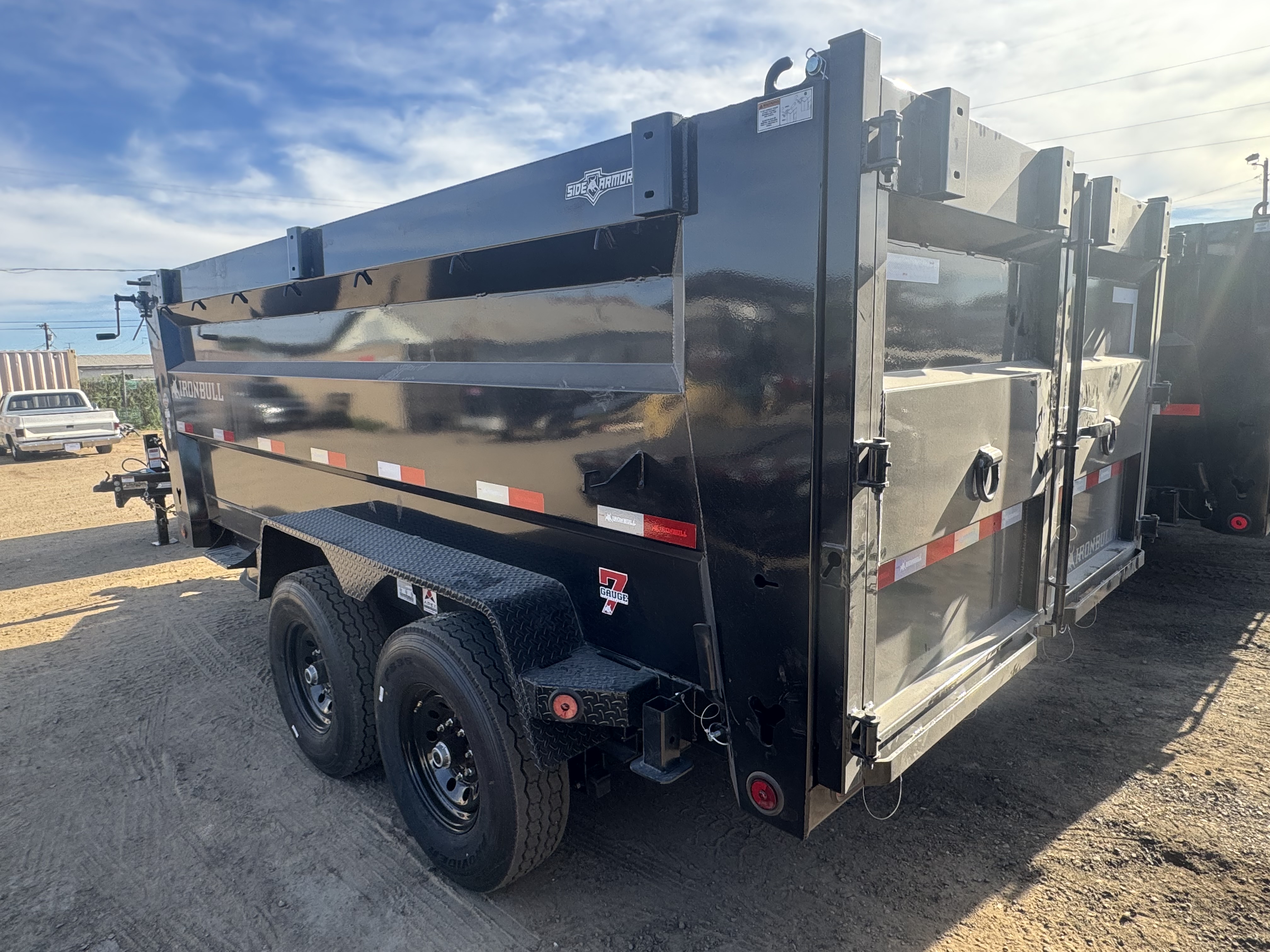Norstar 14x83 IronBull Tandem Axle Dump, 15K GVWR, 48" Sides, Solar Charger, 14 Ply Tires - Stock #NST1399 - Image 4 of 20