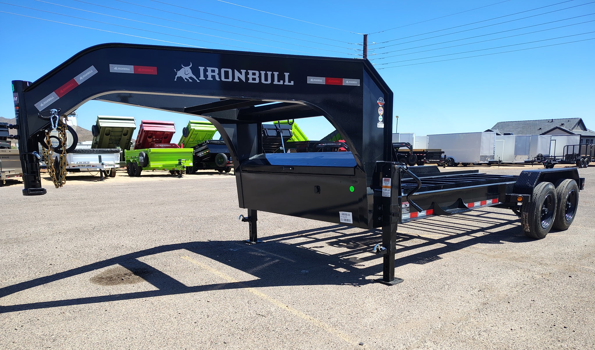 Norstar 16x83 Ironbull Gooseneck, Tandem Axle, Roll Off Chassis, 16K GVWR, 16 PLY - Stock #NST1440 - Image 1 of 12