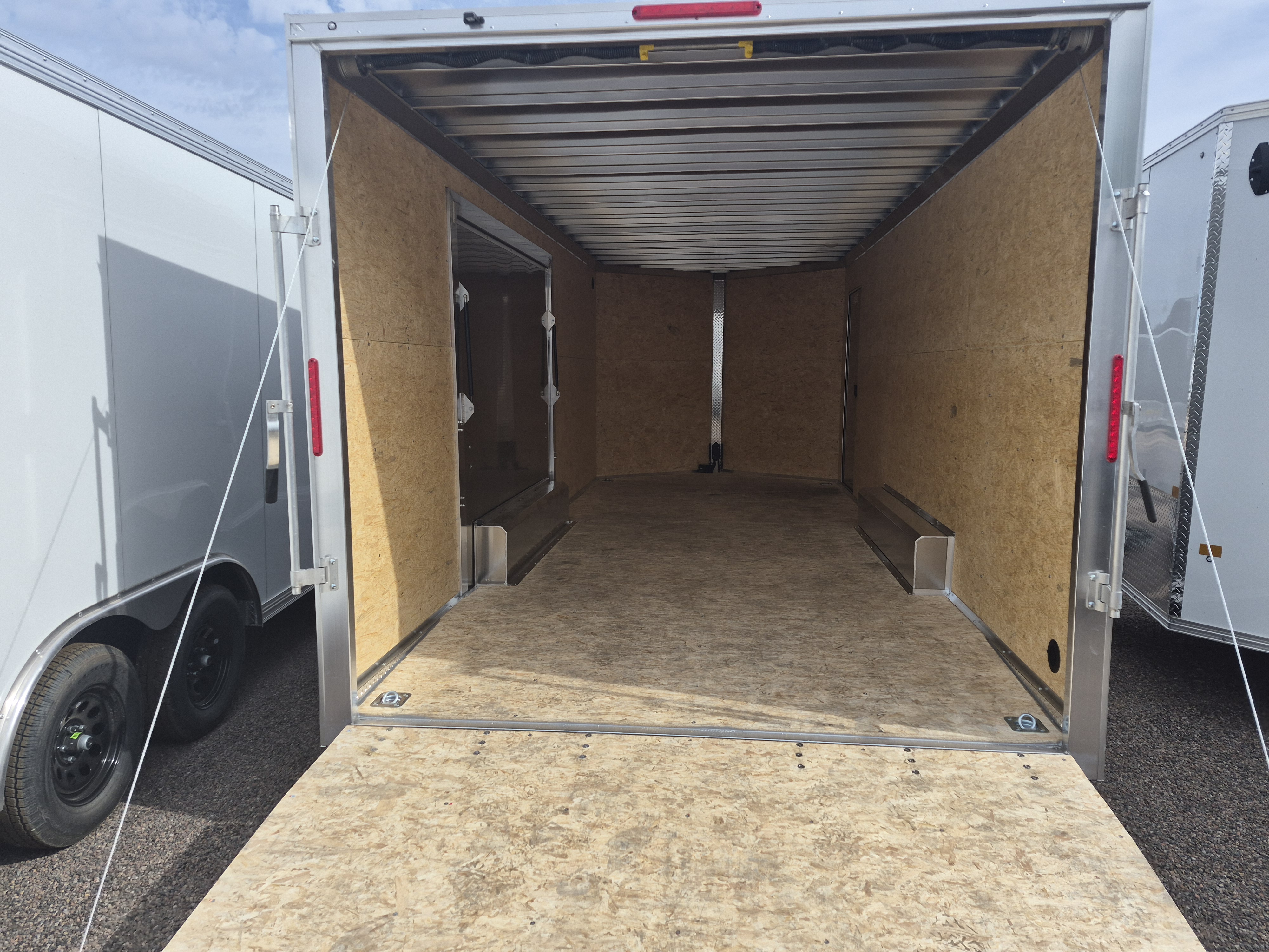 Alcom 20x8.5 All Aluminum, XLT-P Car Hauler, Elite Escape Door, 7K GVWR, Ramp Door - Stock #ALC256 - Image 5 of 5