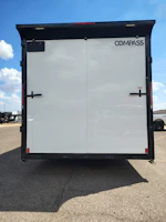 Compass 20x8.5 Jasper SE Car Hauler, 10K GVWR, Ramp Door, A/C, White Wall / Ceiling, RTP Floor Stock #CMP2956 - Thumbnail 1