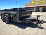 Norstar 12x72 IronBull Tandem Axle Dump, 15K GVWR, 24" Sides, Solar Charger Stock #NST1509 - Thumbnail 6