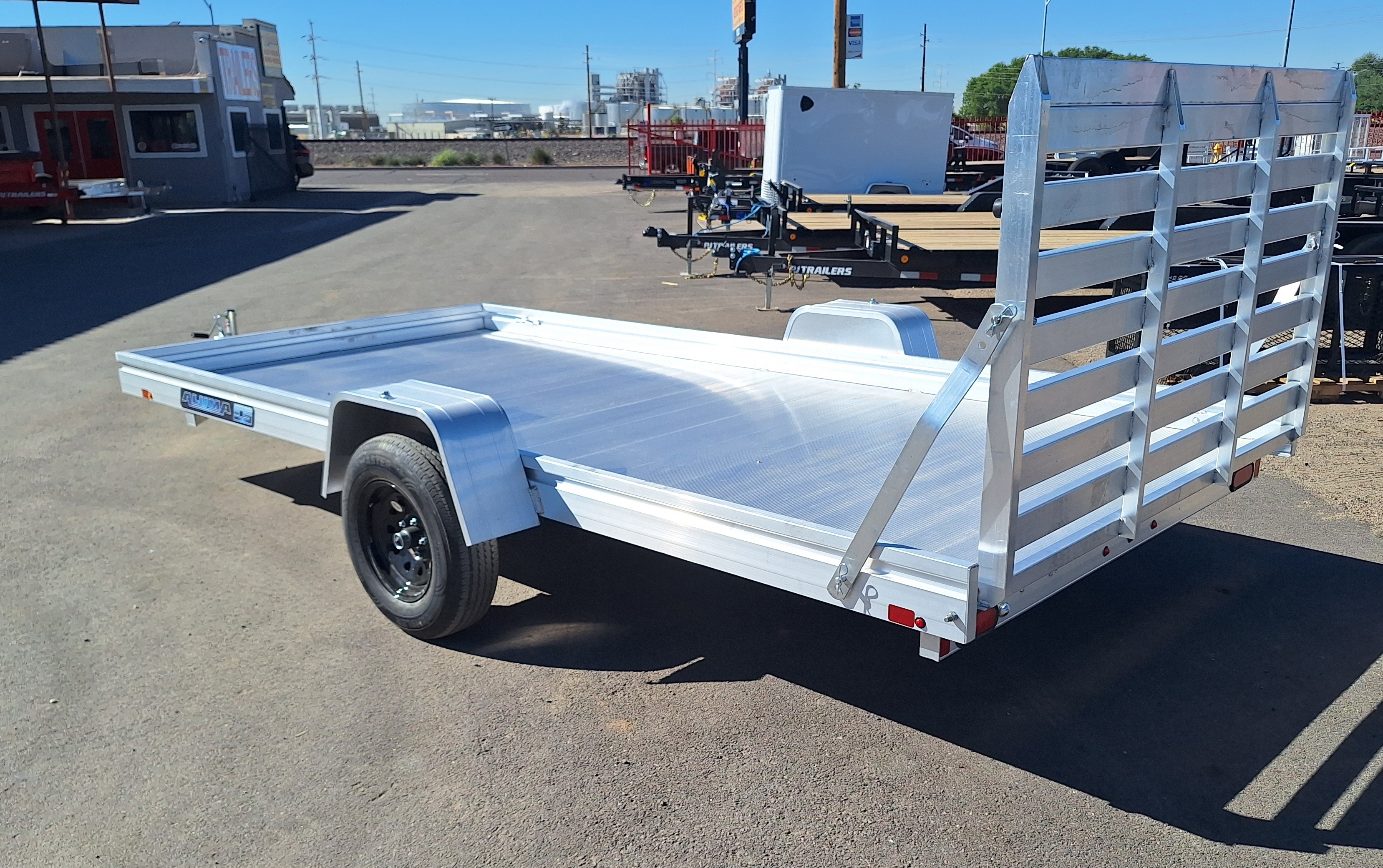Aluma 14x78 All Aluminum, 3K GVWR, Single Axle (7814ESA-S-TG) - Stock #ALU307 - Image 2 of 6