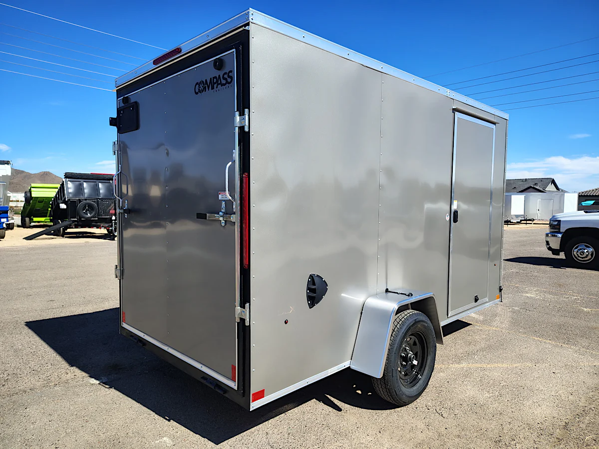 Compass 12x6 Indigo DLX, 3K GVWR, Ramp Door - Stock #CMP2871 - Image 2 of 9 Compass 12x6 Indigo DLX, 3K GVWR, Ramp Door - Stock #CMP2871 - Image 2 of 9
