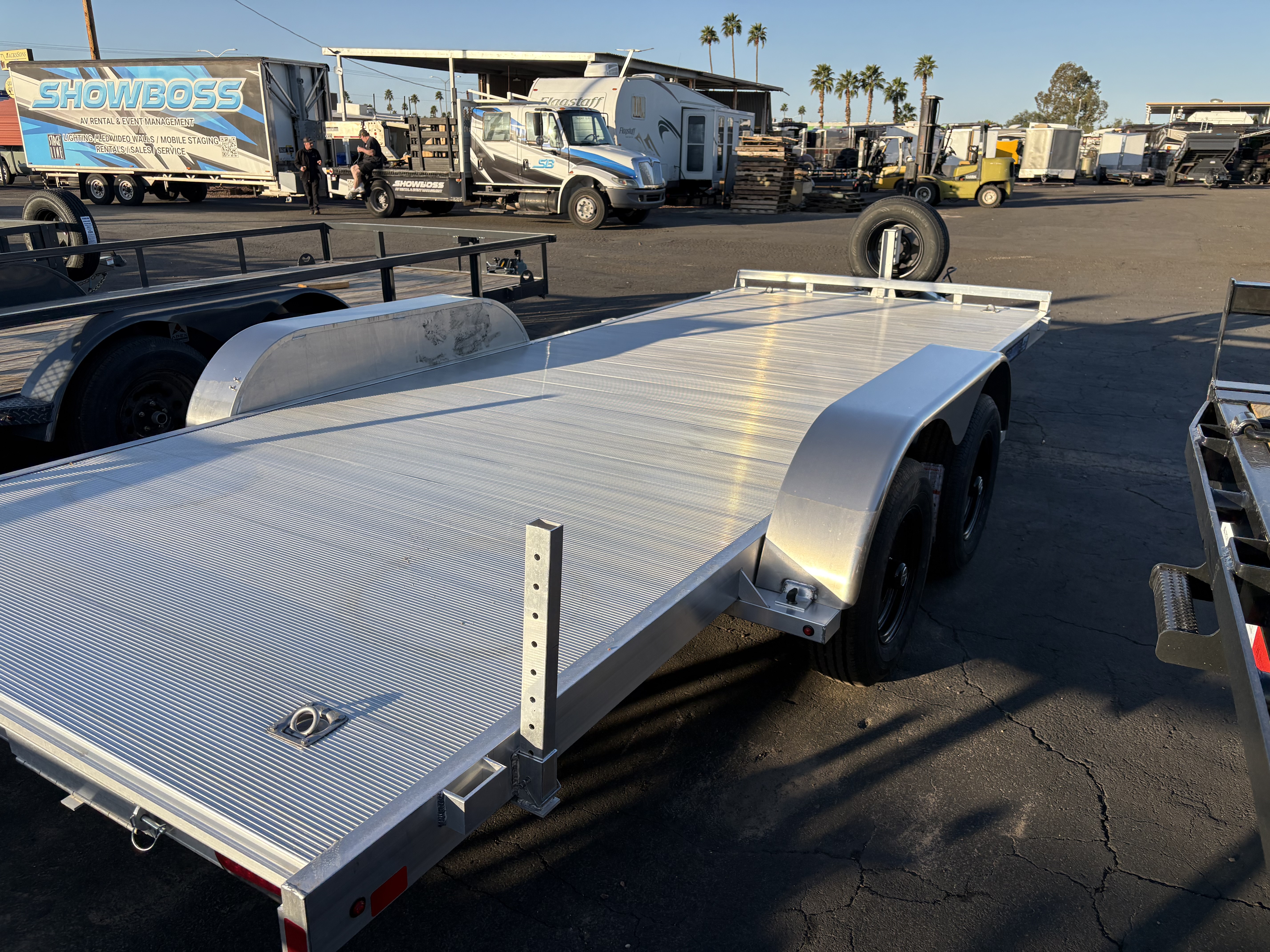 Aluma 18x82 All Aluminum, 7K GVWR, Tandem Axle - 8218ESA-TA-EL-R-RTD - Stock #ALU335 - Image 5 of 5
